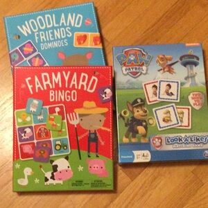 Farmyard Bingo and Woodland Friends Dominoes Set
